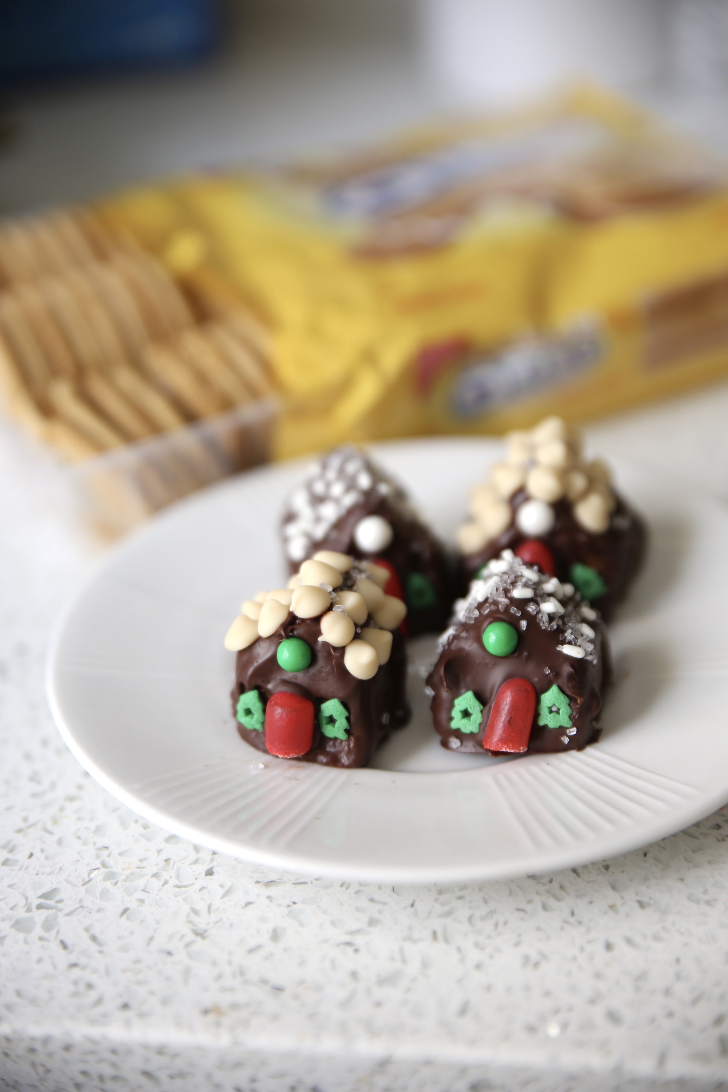 OREO Cookie Ball Gingerbread Houses - Lovin' From the Oven